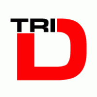 tri D logo vector logo
