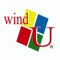 Wind/U logo vector logo