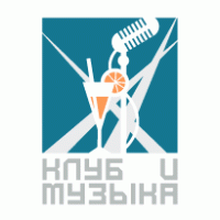 Club and Music logo vector logo