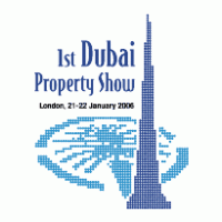 Dubai Property Show London logo vector logo