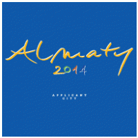 Almaty 2014 Applicant City logo vector logo