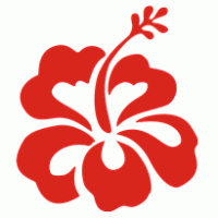 hibiscus flower logo vector logo