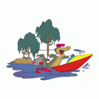 Wally Gator logo vector logo