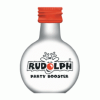 Rudolph party booster logo vector logo