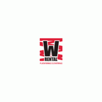 W Rental logo vector logo
