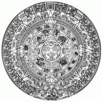 azteca calendario logo vector logo