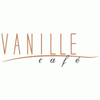 Vanille cafe logo vector logo