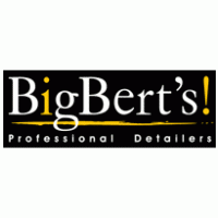 big berts professional detailers logo vector logo