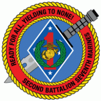 2nd Battalion 7th Marine Regiment USMC logo vector logo
