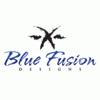 Blue Fusion Designs logo vector logo