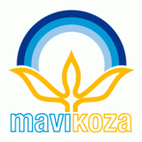 mavi koza/ blue cocoon logo vector logo