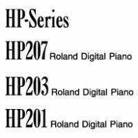 HP-Series Roland Digital Piano logo vector logo