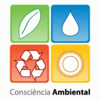 Consciência Ambiental. logo vector logo