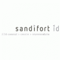 Sandifort id logo vector logo