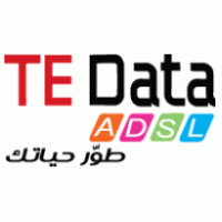 TE DATA logo vector logo