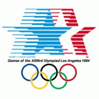 Los Angeles 1984 logo vector logo