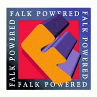 Falk Powered logo vector logo