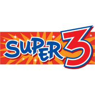 Super 3 logo vector logo