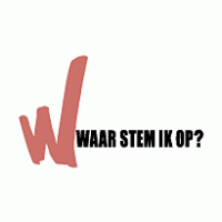 Waar stem ik op? logo vector logo