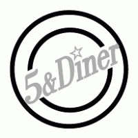 5 & Diner logo vector logo