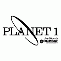 Planet 1 logo vector logo