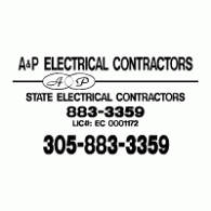 A&P Electrical Contractors logo vector logo