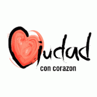 Ciudad con Corazon logo vector logo