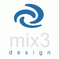 Mix 3 logo vector logo