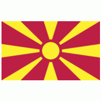 Republic of Macedonia Flag logo vector logo