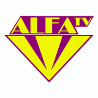 Alfa TV logo vector logo