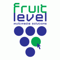 fruitlevel logo vector logo