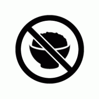 anti rice campaign logo vector logo