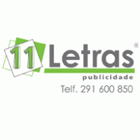 11 letras logo vector logo