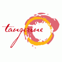 Tangerine restaurants logo vector logo