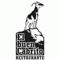 El buen Cabrito (vertical) logo vector logo