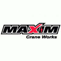 LOGO-MAXIM Crane Works logo vector logo