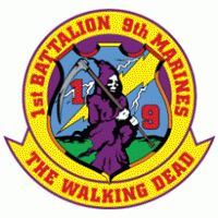 1st Battalion 9th Marine Regiment USMC logo vector logo