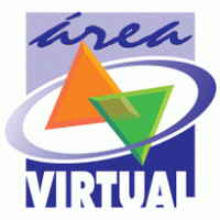 area virtual logo vector logo