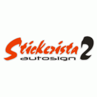 stickerista2 logo vector logo