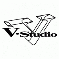 V-Studio logo vector logo