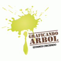 Graficando Arbol logo vector logo
