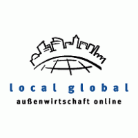 local global logo vector logo