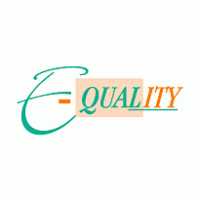 E-quality logo vector logo