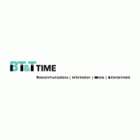 BT&T TIME logo vector logo