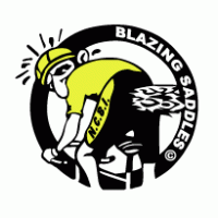 Blazing Saddles logo vector logo