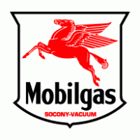 Mobilgas logo vector logo
