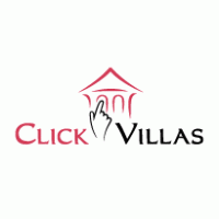 Click Villas logo vector logo