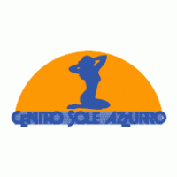 centro sole azzurro logo vector logo