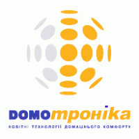 domotronika logo vector logo