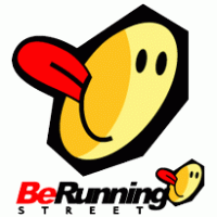 Be Runnig logo vector logo